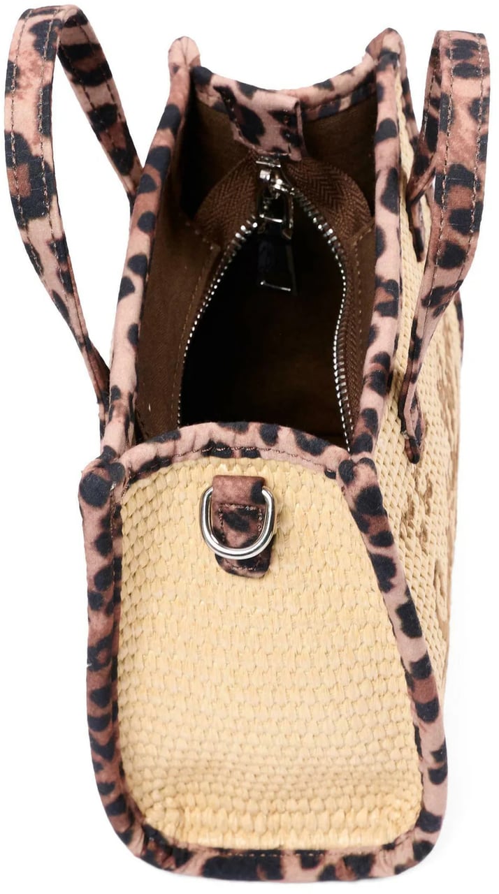 MC2 Saint Barth Bags Paglia/Leopard Beige