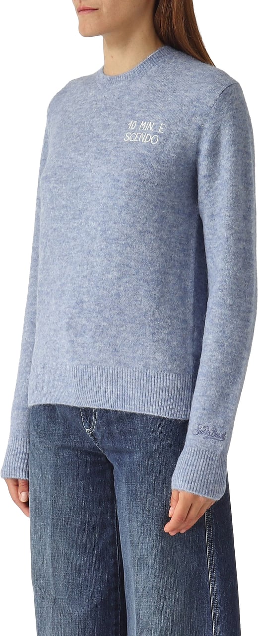 MC2 Saint Barth Sweaters Azzurro Lichtblauw