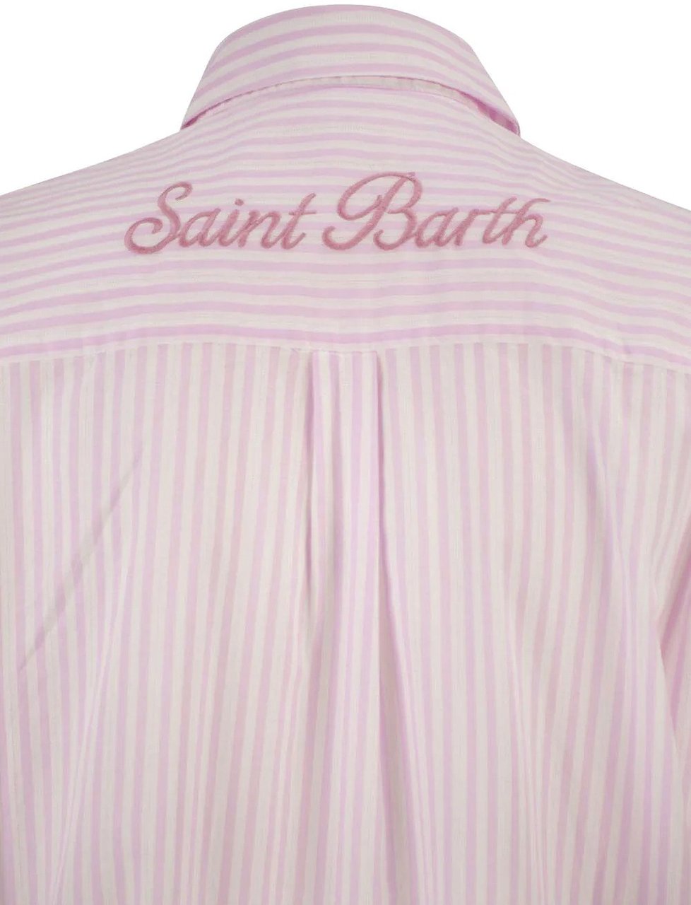 MC2 Saint Barth Shirts Cotton Stripes V 21 Lux Emb Roze
