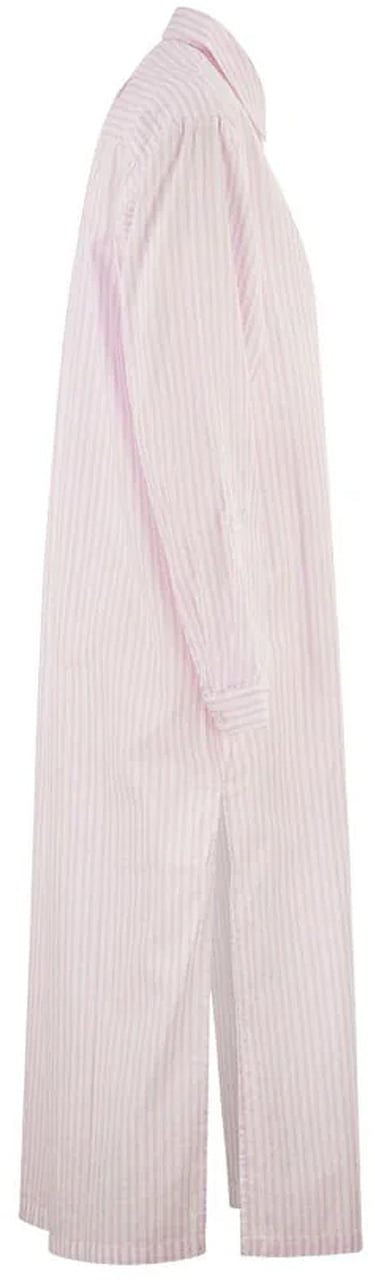 MC2 Saint Barth Shirts Cotton Stripes V 21 Lux Emb Roze