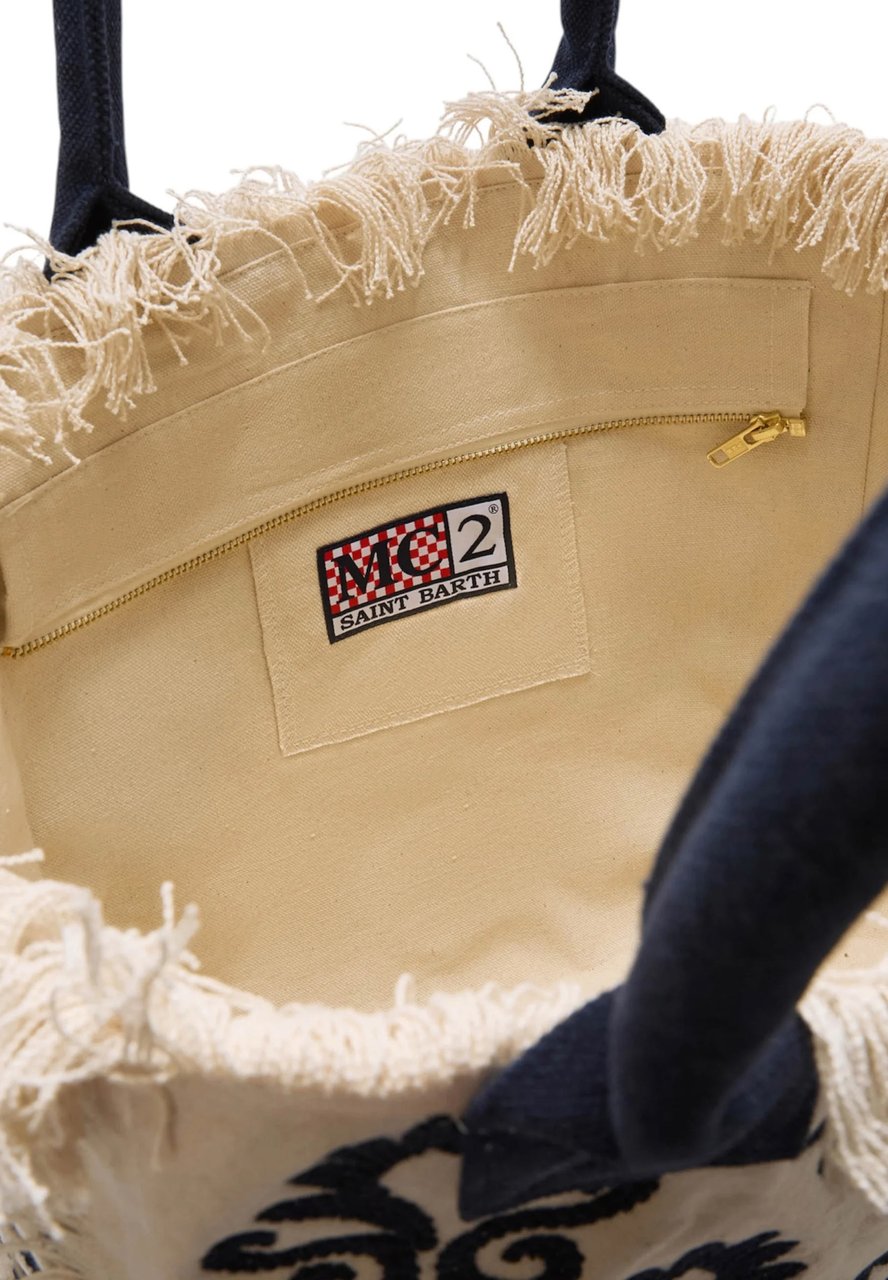MC2 Saint Barth Bags Beige/Nero Wit