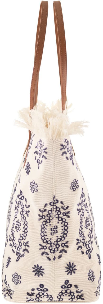 MC2 Saint Barth Bags Avorio/Blu Wit