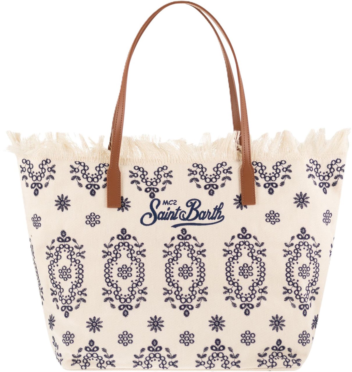 MC2 Saint Barth Bags Avorio/Blu Wit