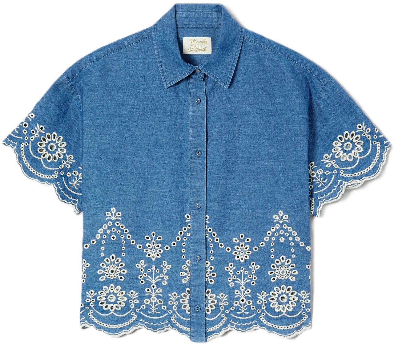MC2 Saint Barth Shirts Denim Blauw