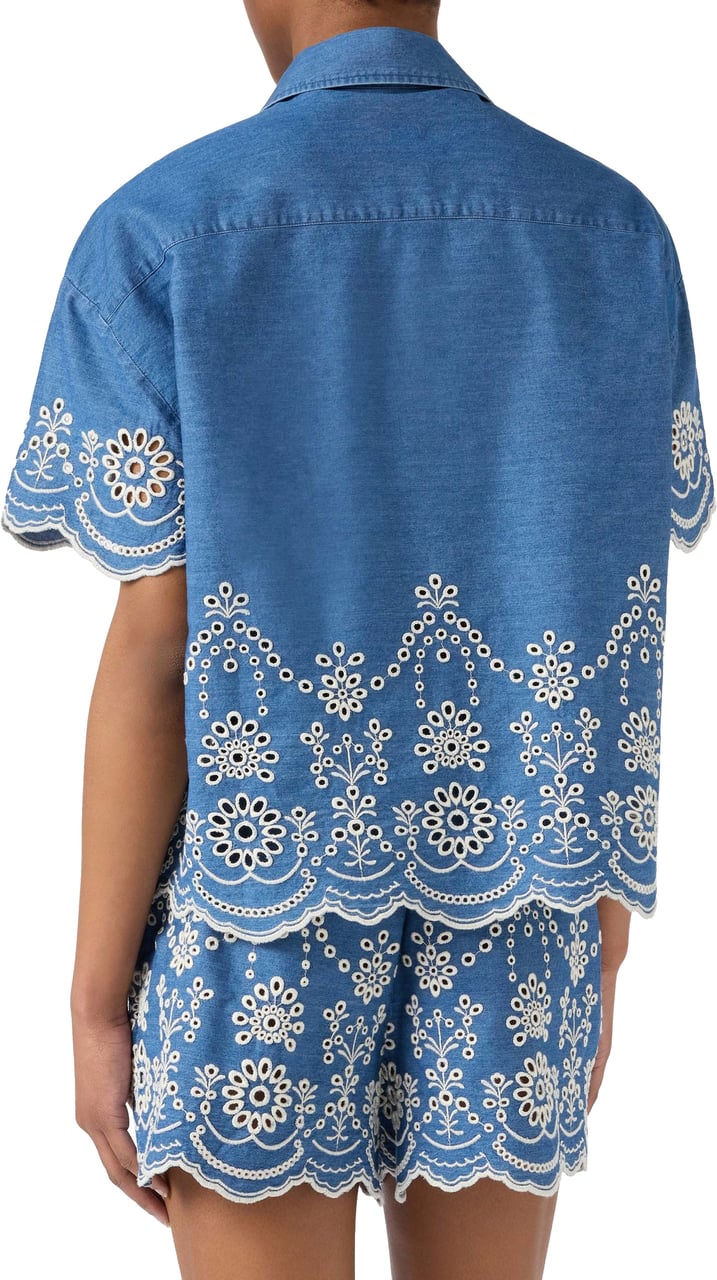 MC2 Saint Barth Shirts Denim Blauw