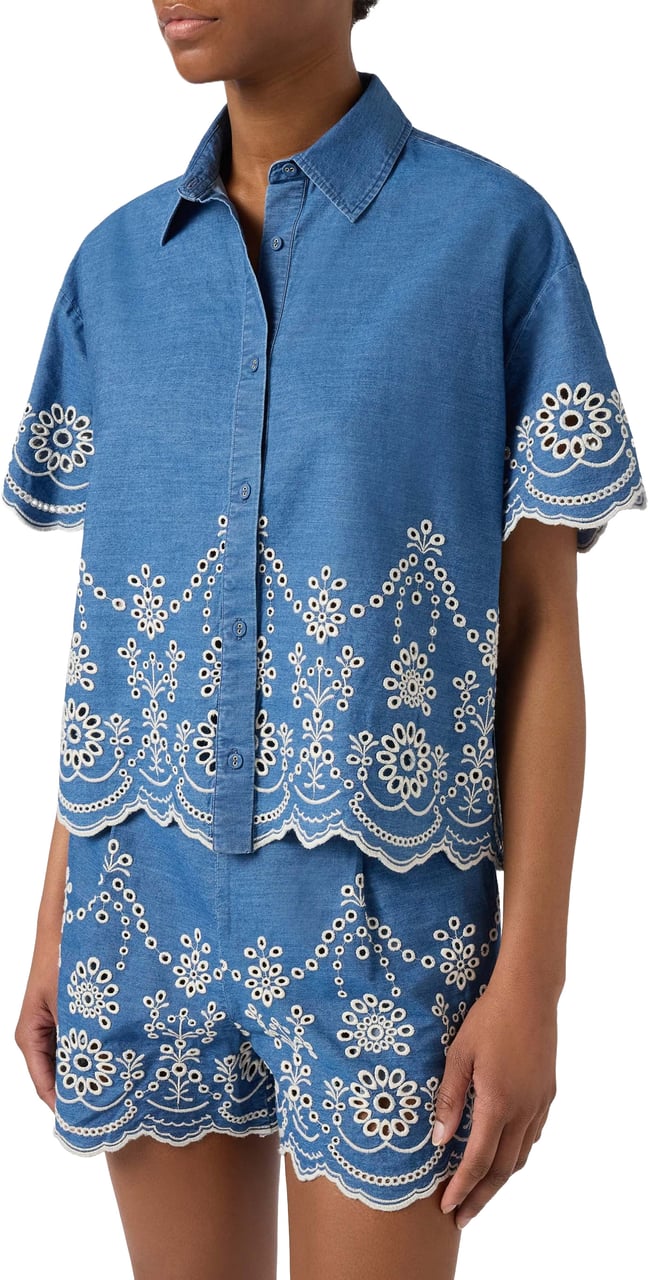 MC2 Saint Barth Shirts Denim Blauw