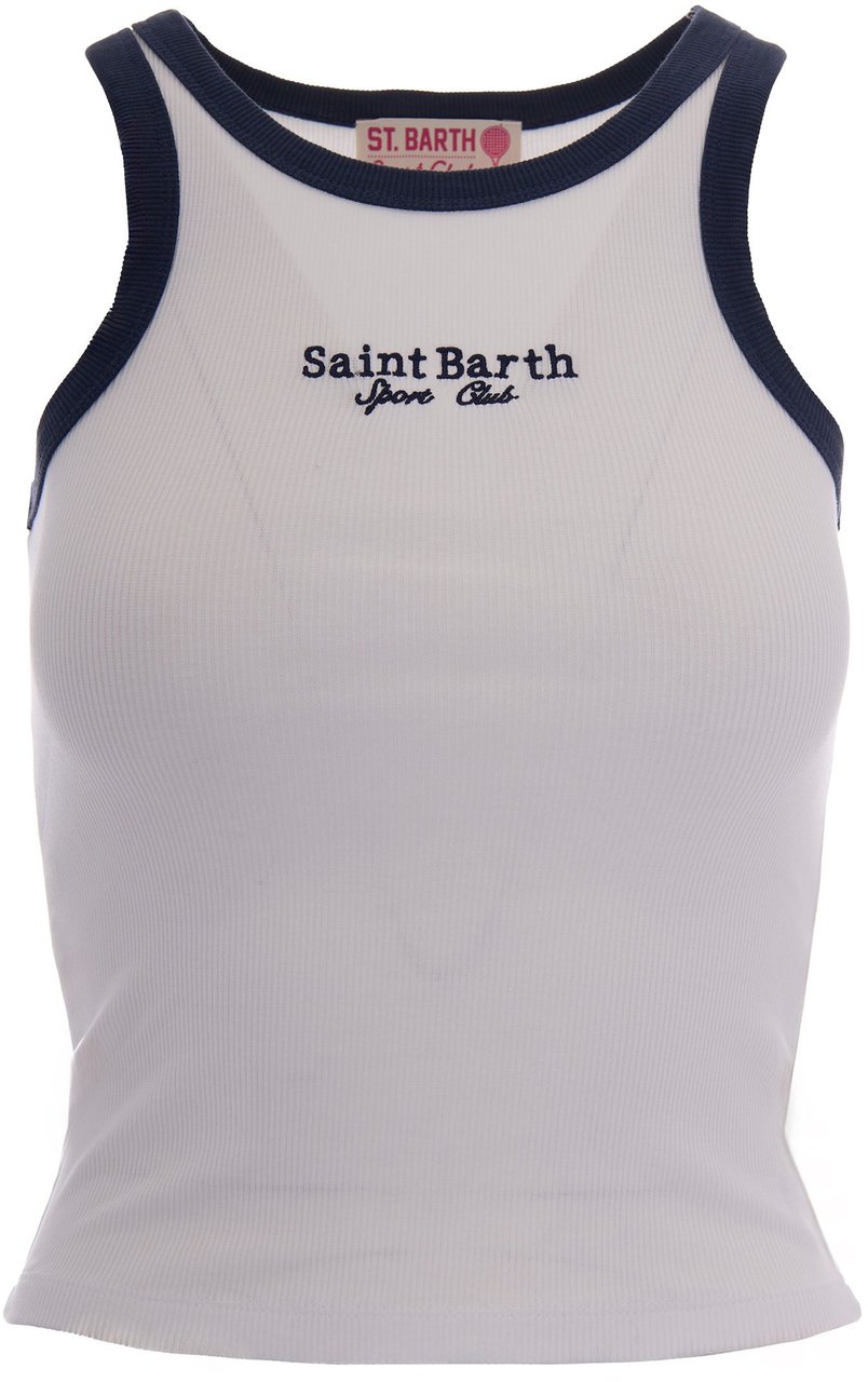 MC2 Saint Barth Top Rib Sb Sport Club 0161 Emb Wit