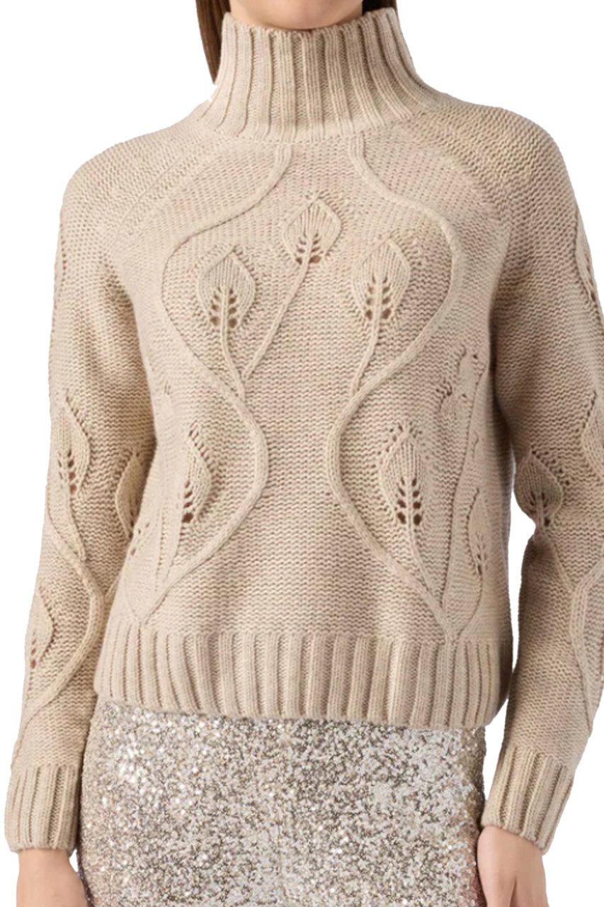 MC2 Saint Barth Sweaters Garden Lace 11 Beige