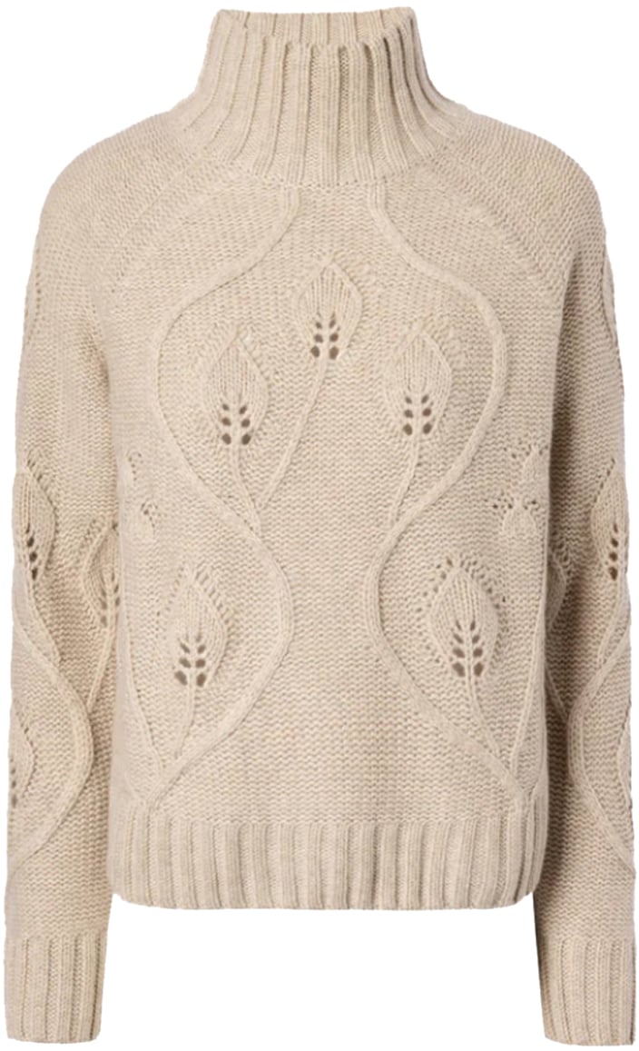MC2 Saint Barth Sweaters Garden Lace 11 Beige