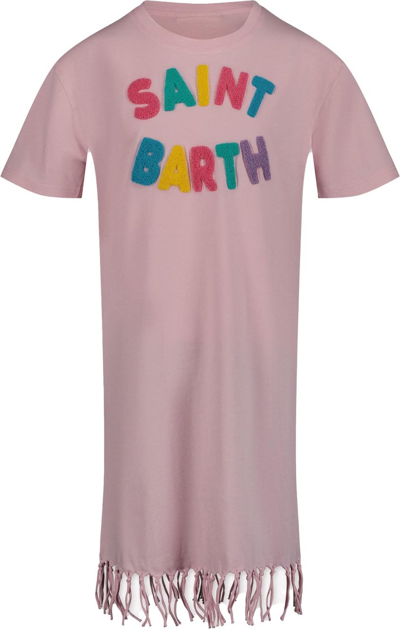 MC2 Saint Barth MC2 Saint Barth Kinder Meisjes Jurk In Licht Roze Roze
