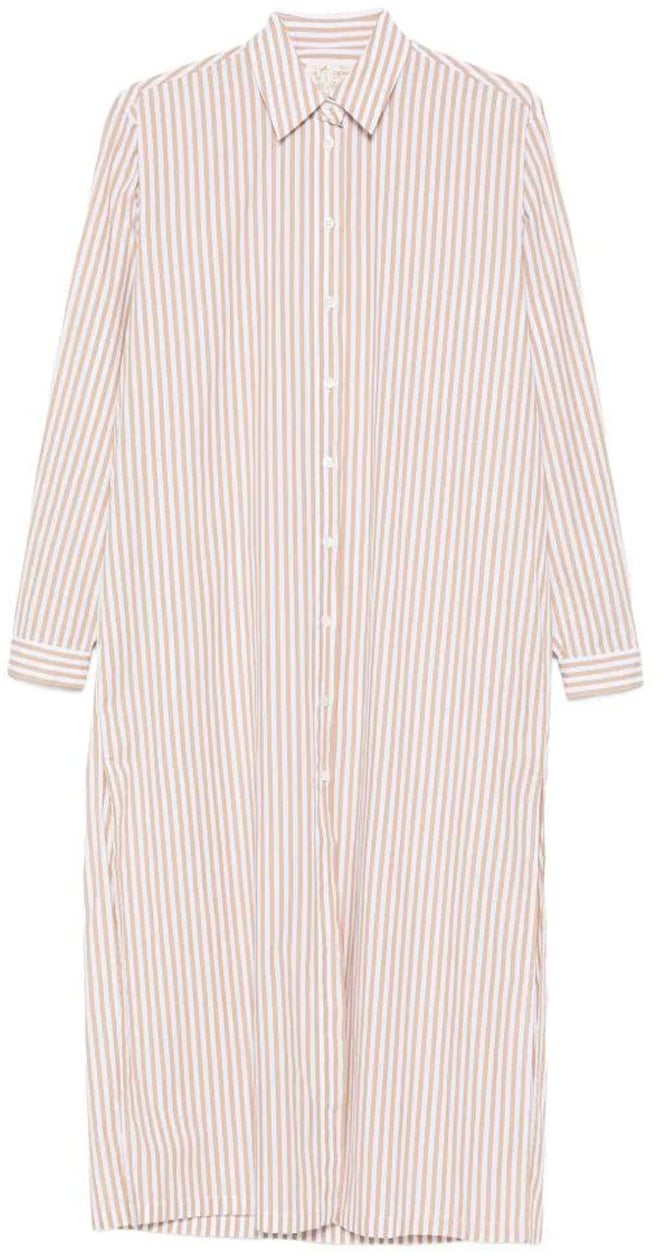MC2 Saint Barth Shirts Cotton Stripes V 11 Emb Wit