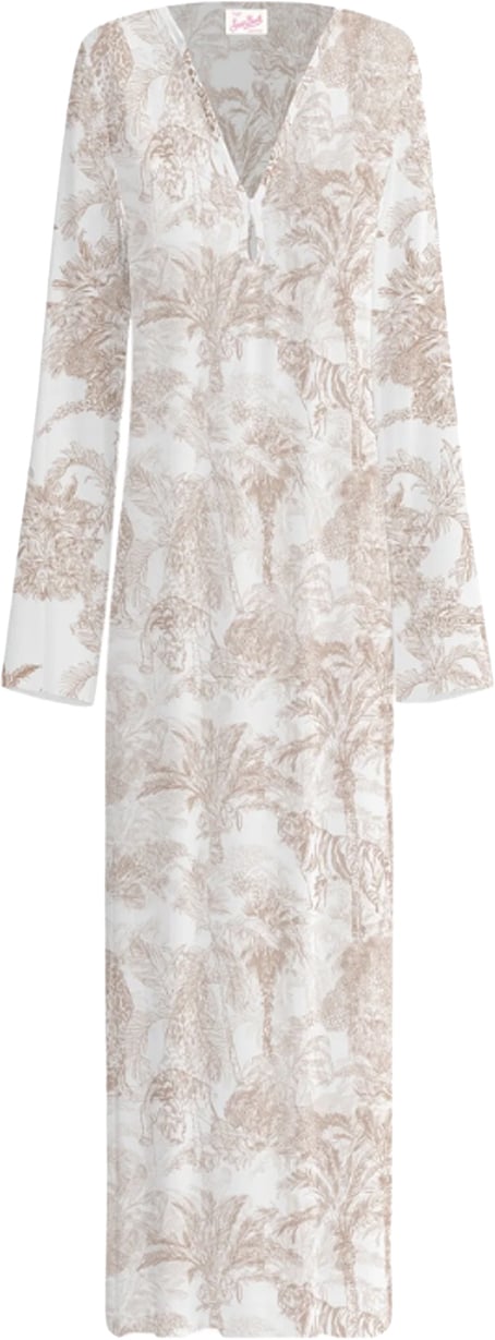 MC2 Saint Barth Sea Clothing Georgette Jungle Oceania 0119 Wit