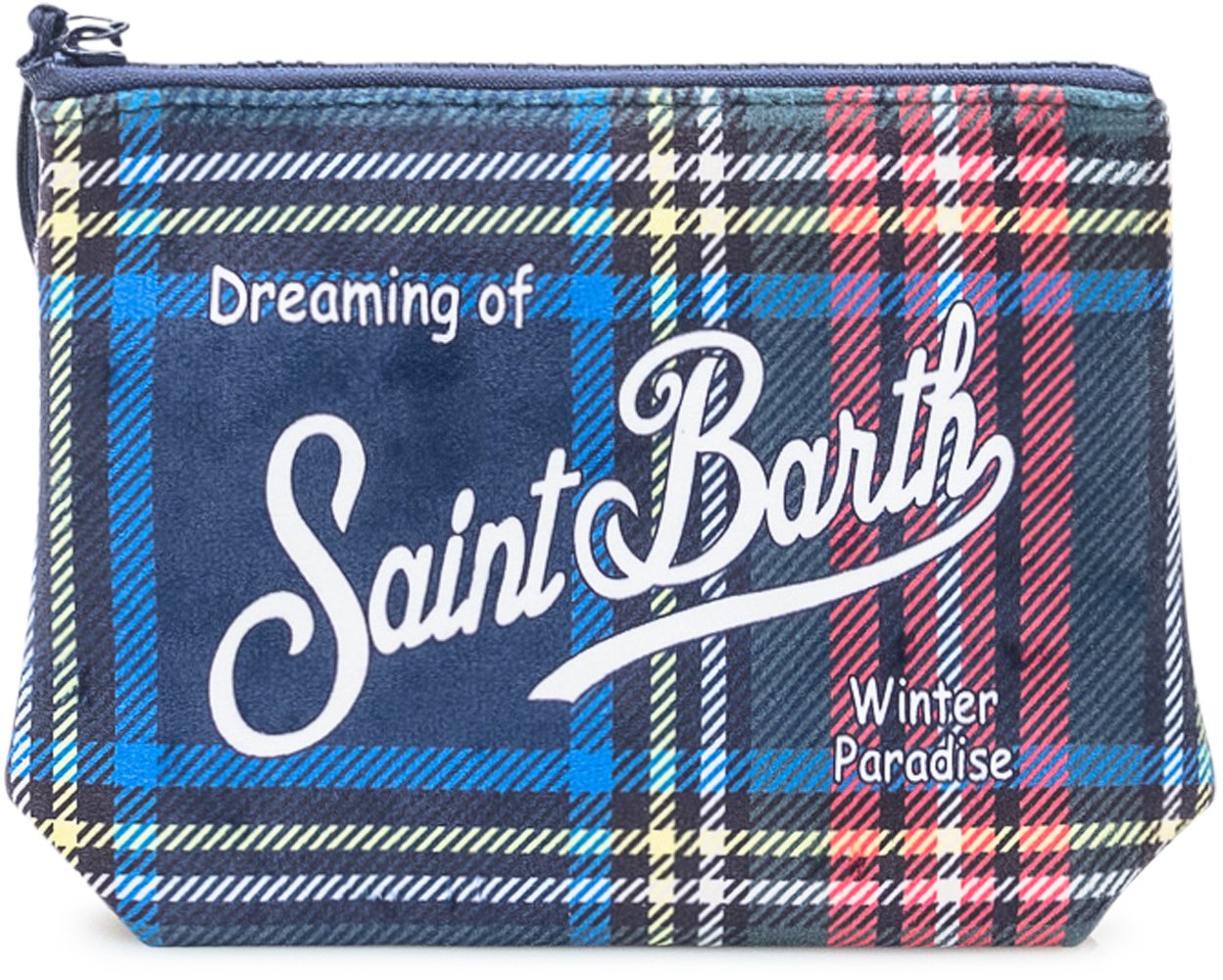 MC2 Saint Barth MC2 Saint Barth Pochette Aline W in Tessuto Scozzese Divers