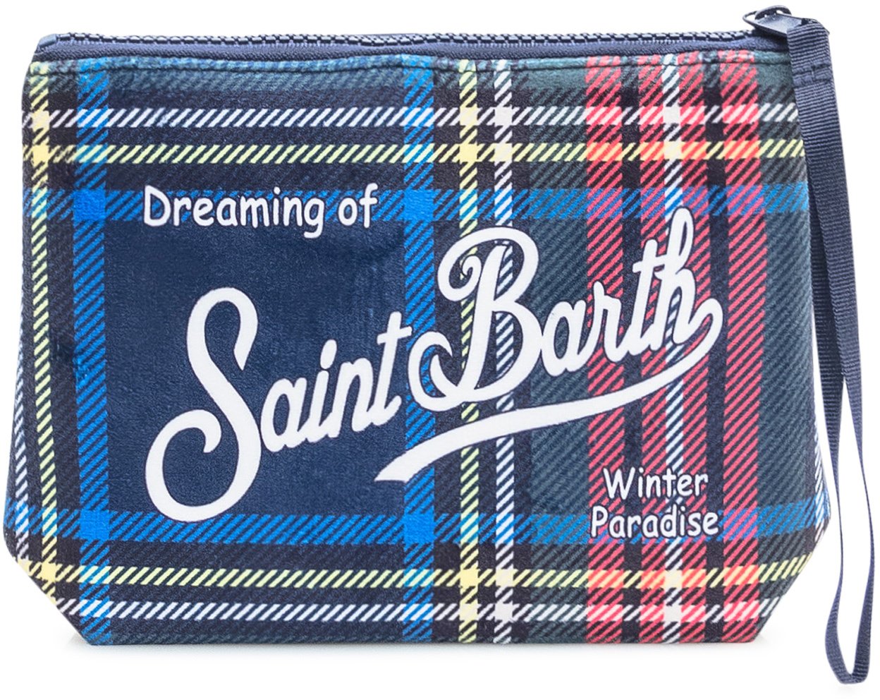 MC2 Saint Barth MC2 Saint Barth Pochette Aline W in Tessuto Scozzese Divers