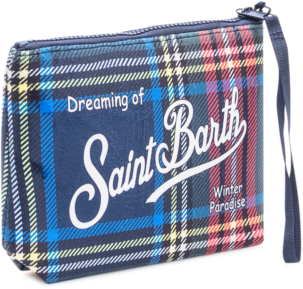 MC2 Saint Barth MC2 Saint Barth Pochette Aline W in Tessuto Scozzese Divers