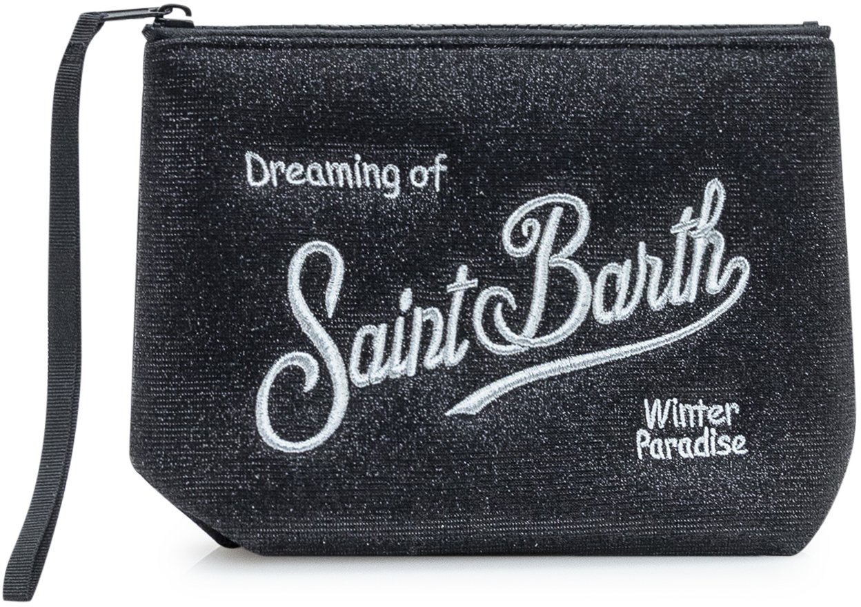 MC2 Saint Barth MC2 Saint Barth Pochette Aline Lurex Nera Zwart