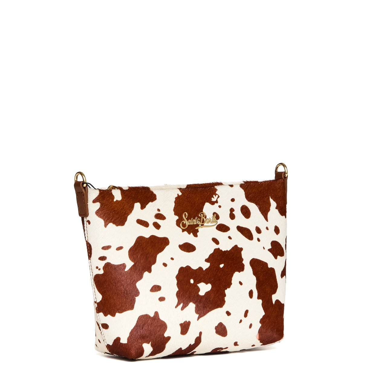 MC2 Saint Barth Aline Bag Logo Zip Clutch Neutraal