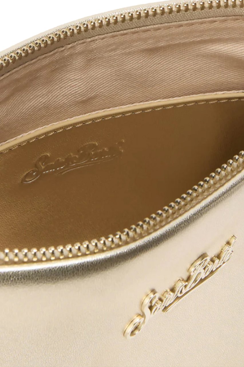 MC2 Saint Barth Bags Laminated Leather Gold Goud