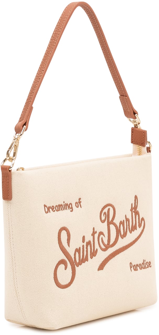 MC2 Saint Barth Borsa Aline a Spalla con Logo Wit