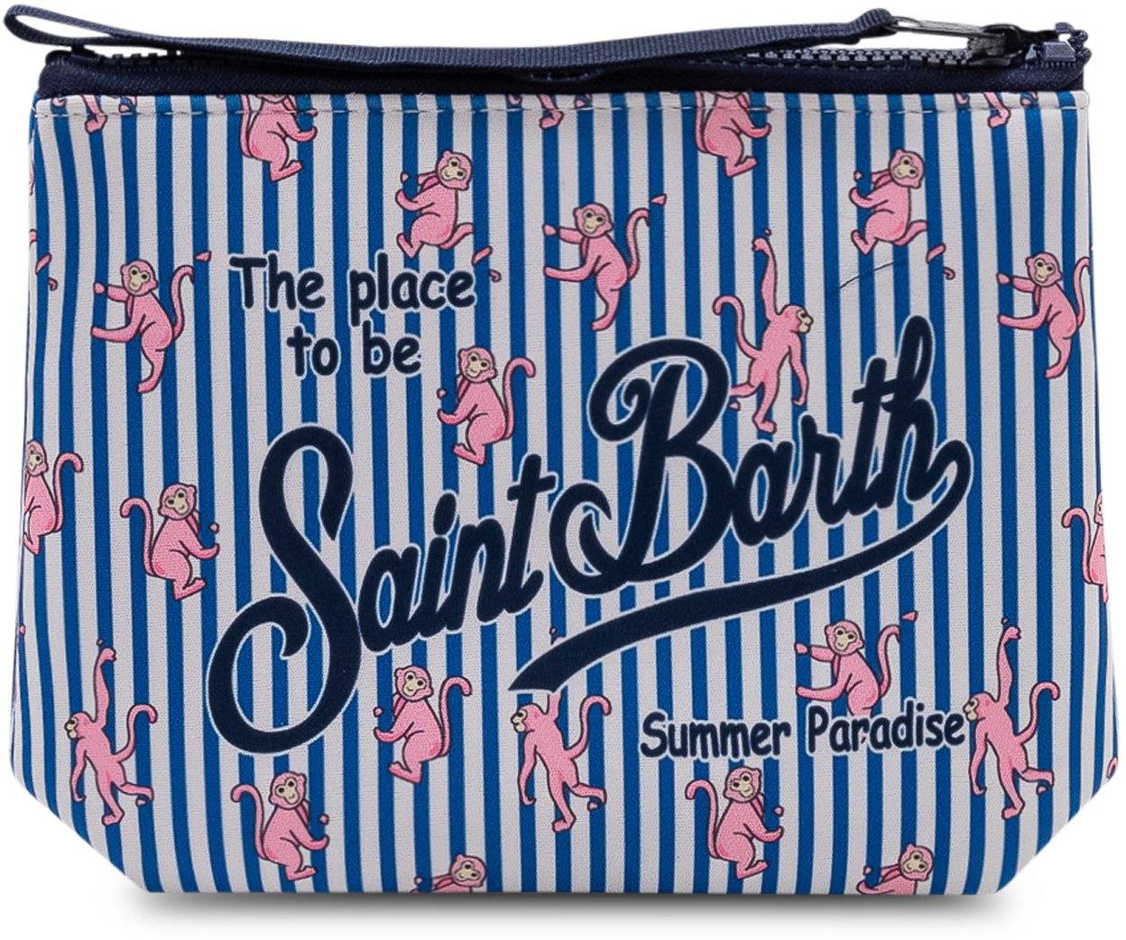 MC2 Saint Barth Pochette Aline con Chiusura a Zip e Logo Frontale Divers