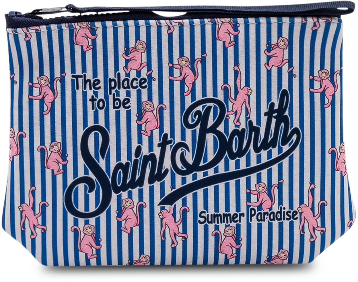 MC2 Saint Barth Pochette Aline con Chiusura a Zip e Logo Frontale Divers