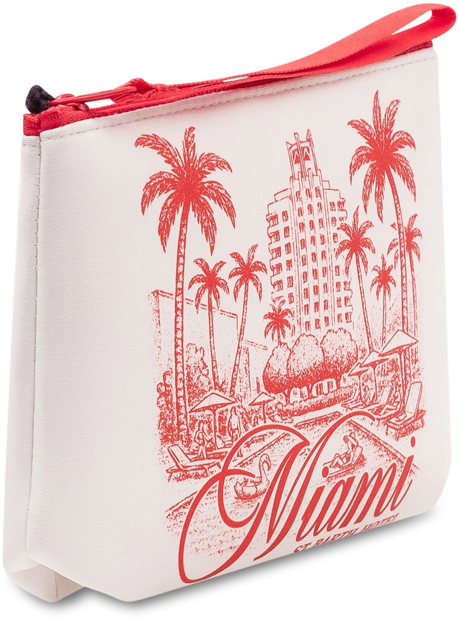 MC2 Saint Barth Pochette con Stampa Grafica e Zip Wit