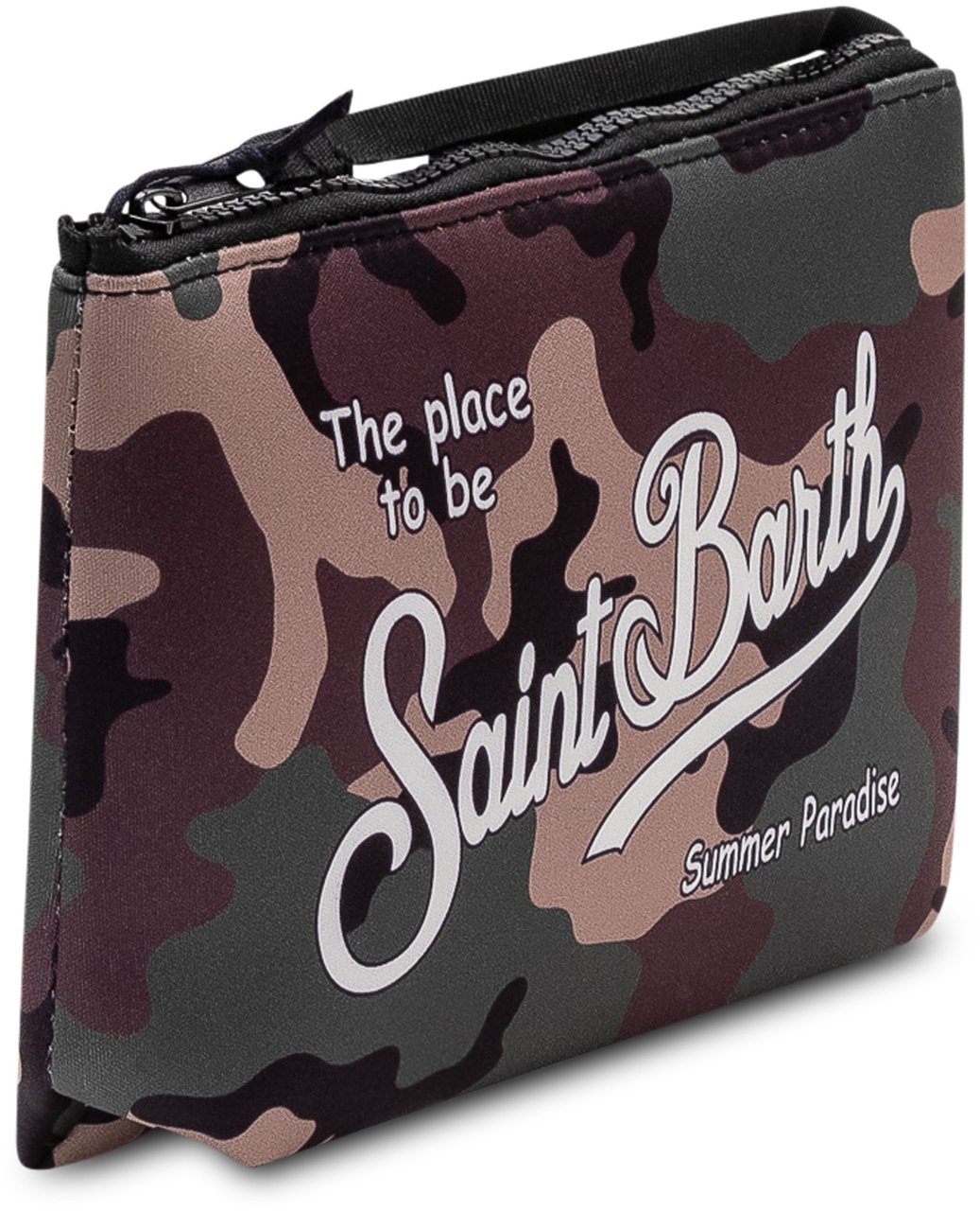 MC2 Saint Barth Pochette Aline con Chiusura a Zip e Logo Frontale Divers