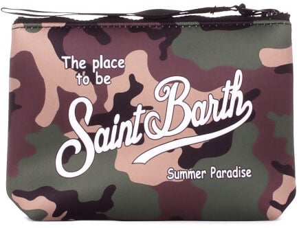 MC2 Saint Barth Bags Camouflage Donkergroen