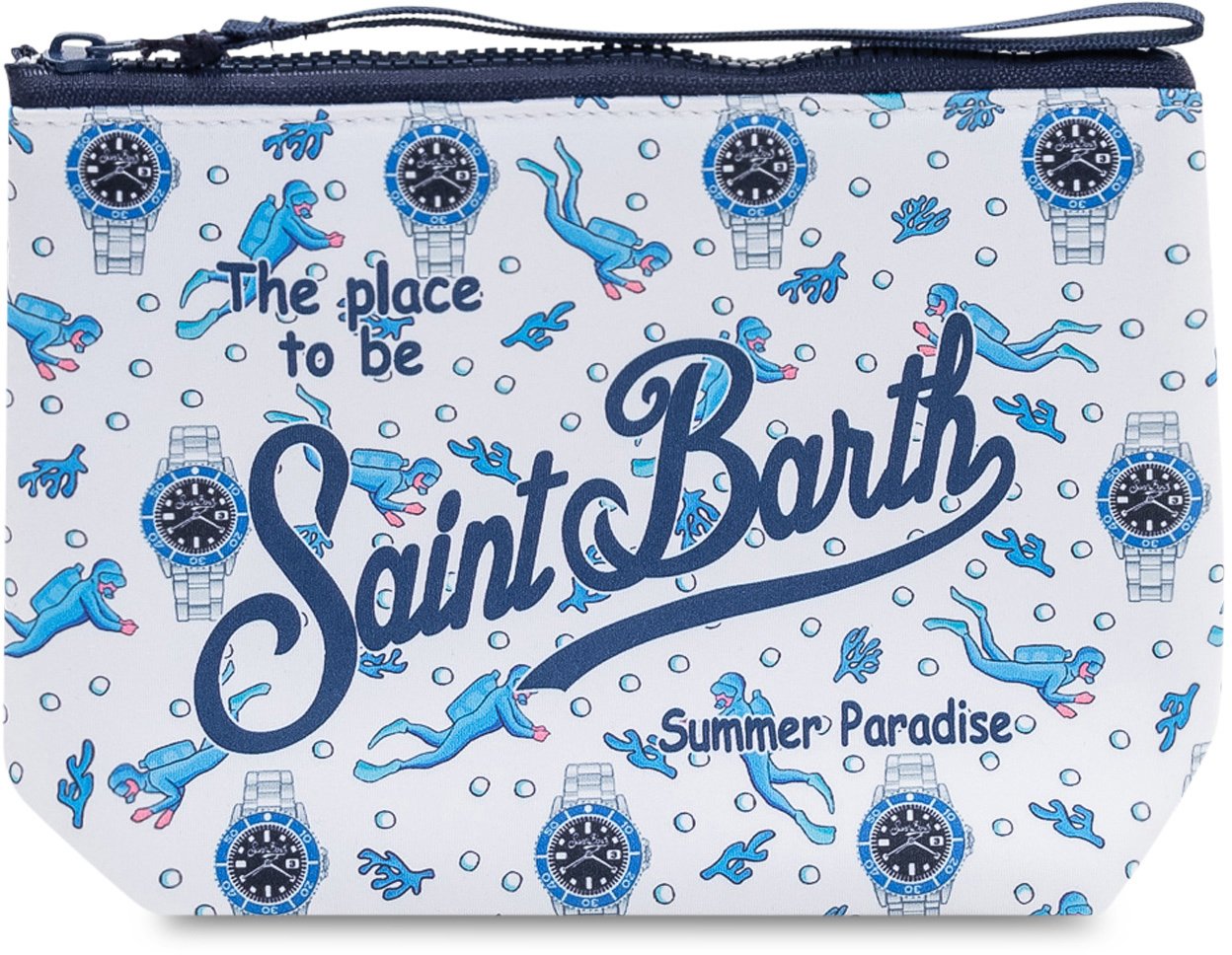 MC2 Saint Barth Pochette con Stampa Grafica Divers