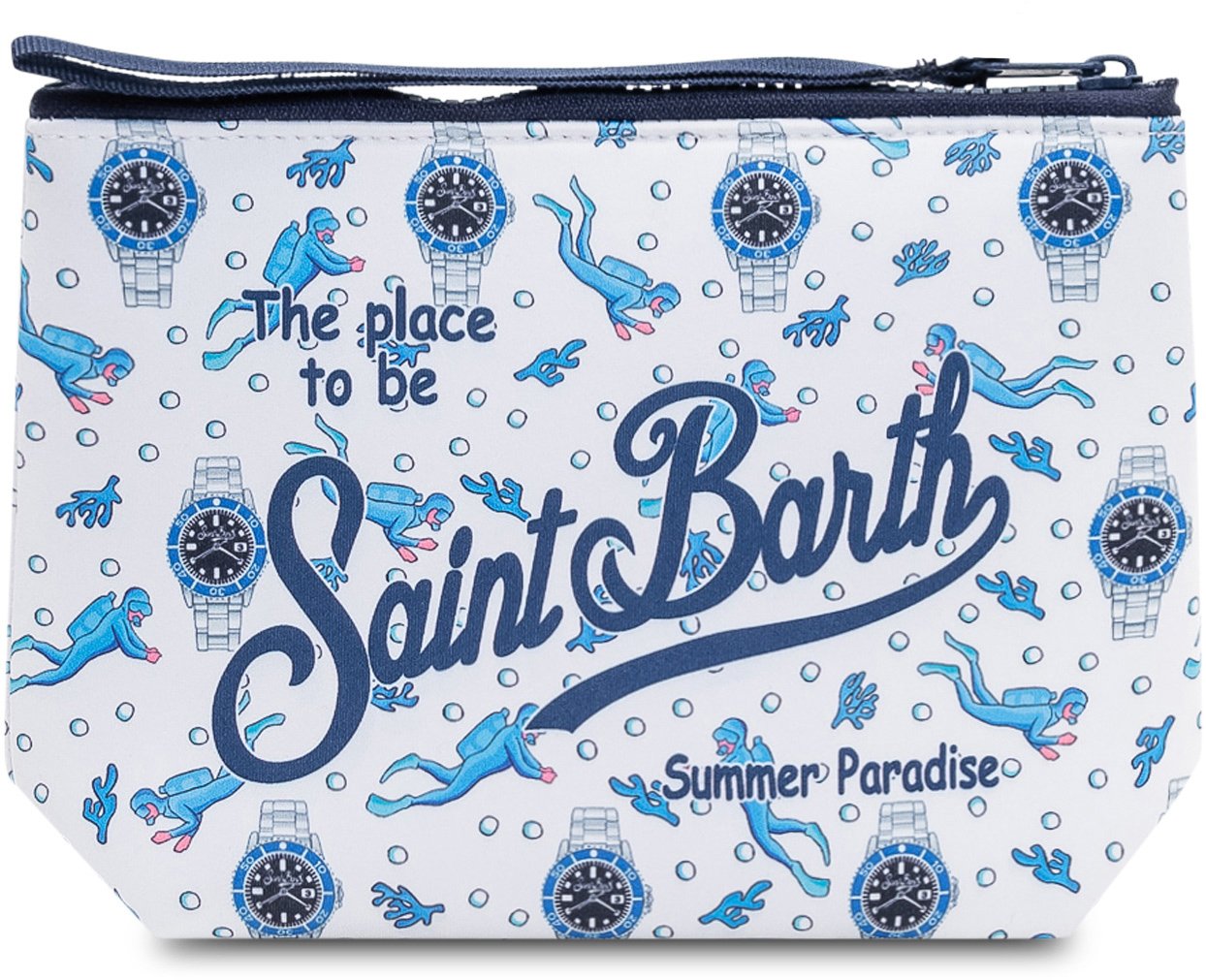 MC2 Saint Barth Pochette con Stampa Grafica Divers