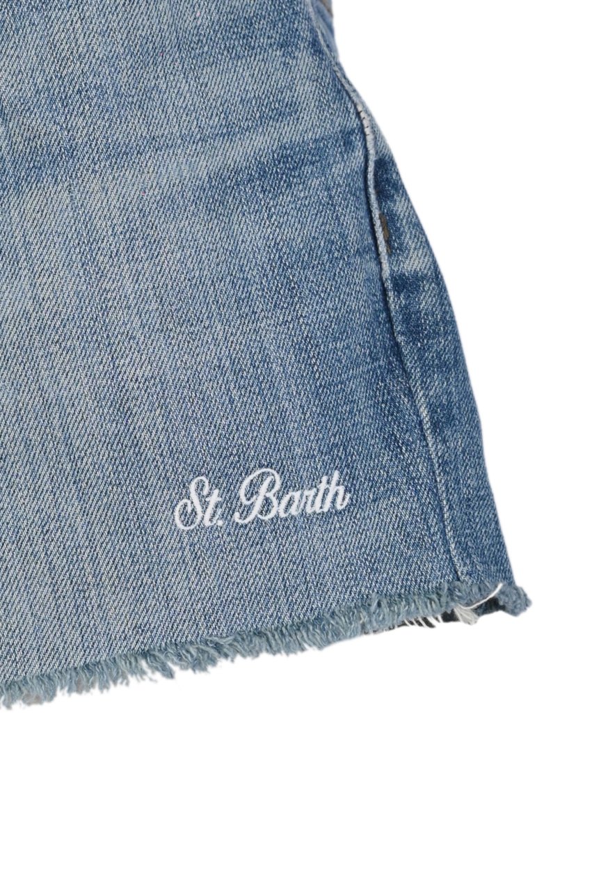 MC2 Saint Barth Shorts Denim L Stripes Tiny V 31 Blauw