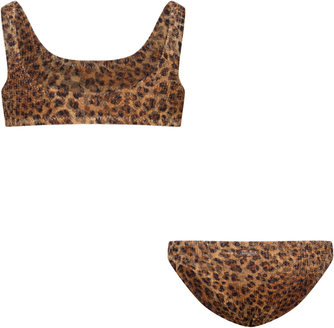 MC2 Saint Barth MC2 Saint Barth Kinder Meisjes Zwemkleding In Panter Dierenprint