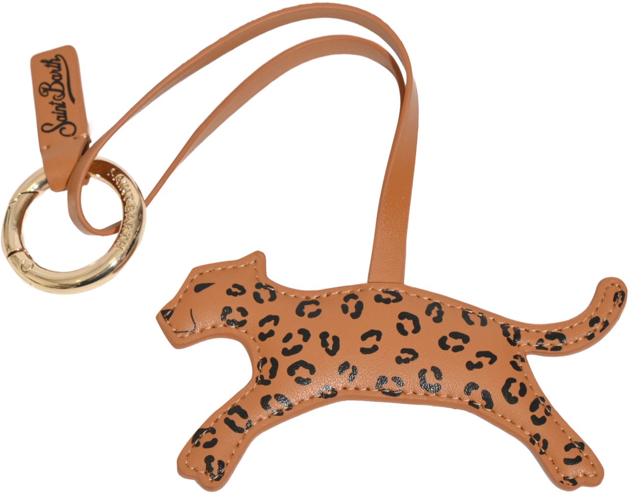 MC2 Saint Barth Keychains Leather Leopard 19 Beige