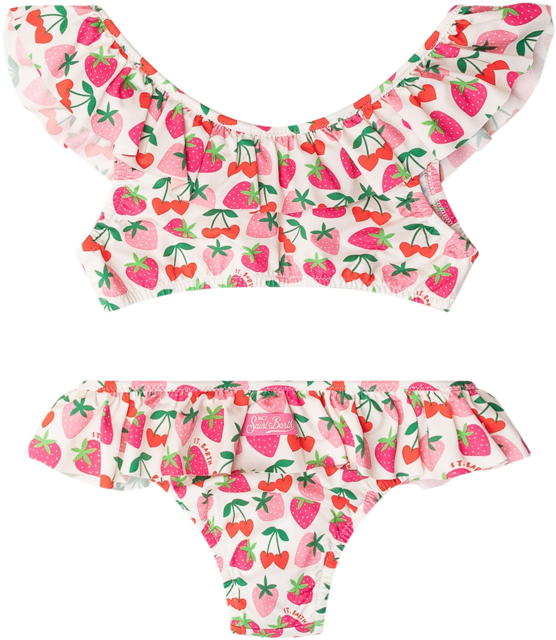 MC2 Saint Barth Bikini con Top Off Shoulder e Volant Divers