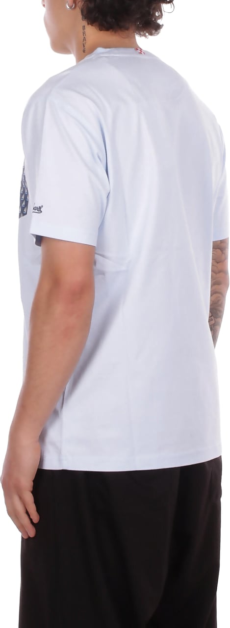 MC2 Saint Barth T-Shirts And Polos Celeste Lichtblauw