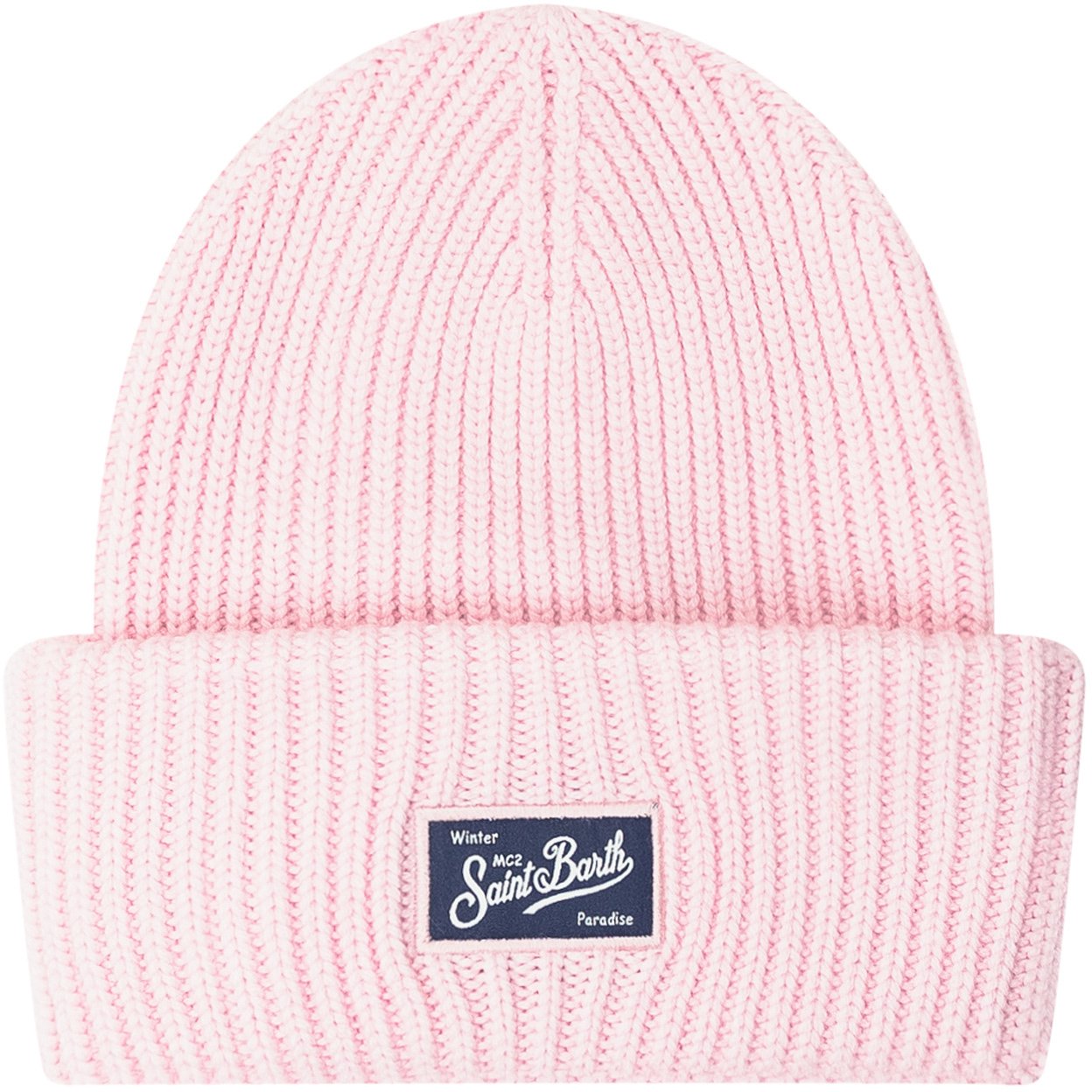 MC2 Saint Barth MC2 Saint Barth Cappello Beanie Rosa con Logo Roze