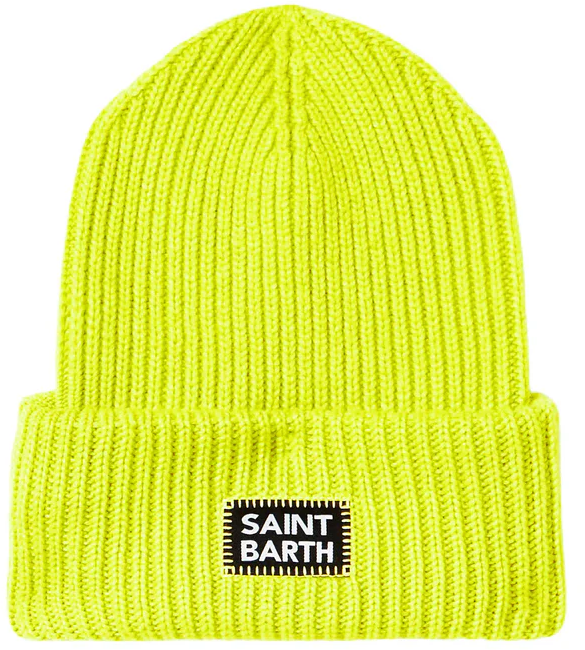 MC2 Saint Barth Hats Fluo Yellow Sb94 Geel