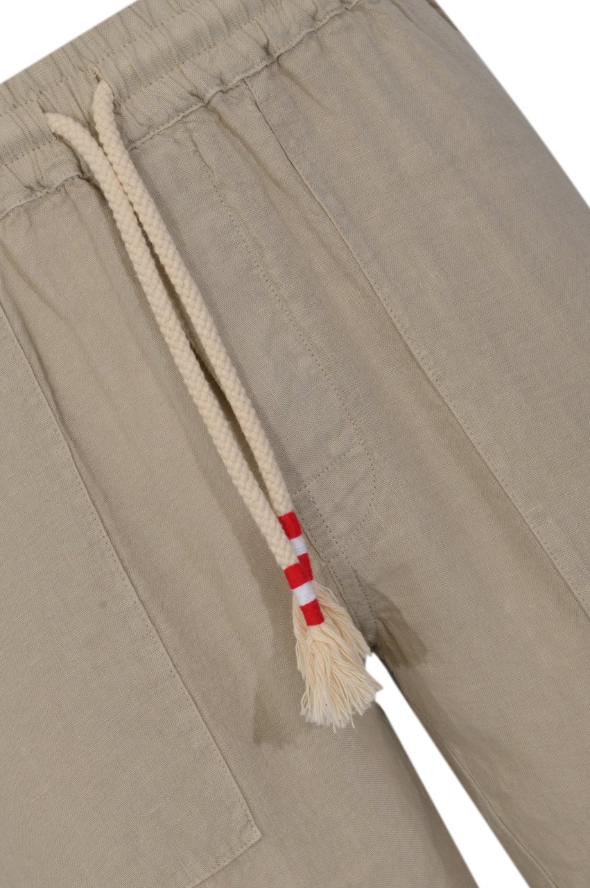 MC2 Saint Barth Trousers Linen 10H Grain Beige