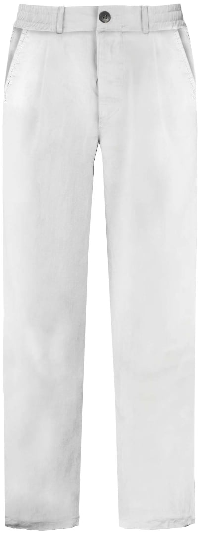 MC2 Saint Barth Trousers Cotton 01 White Wit