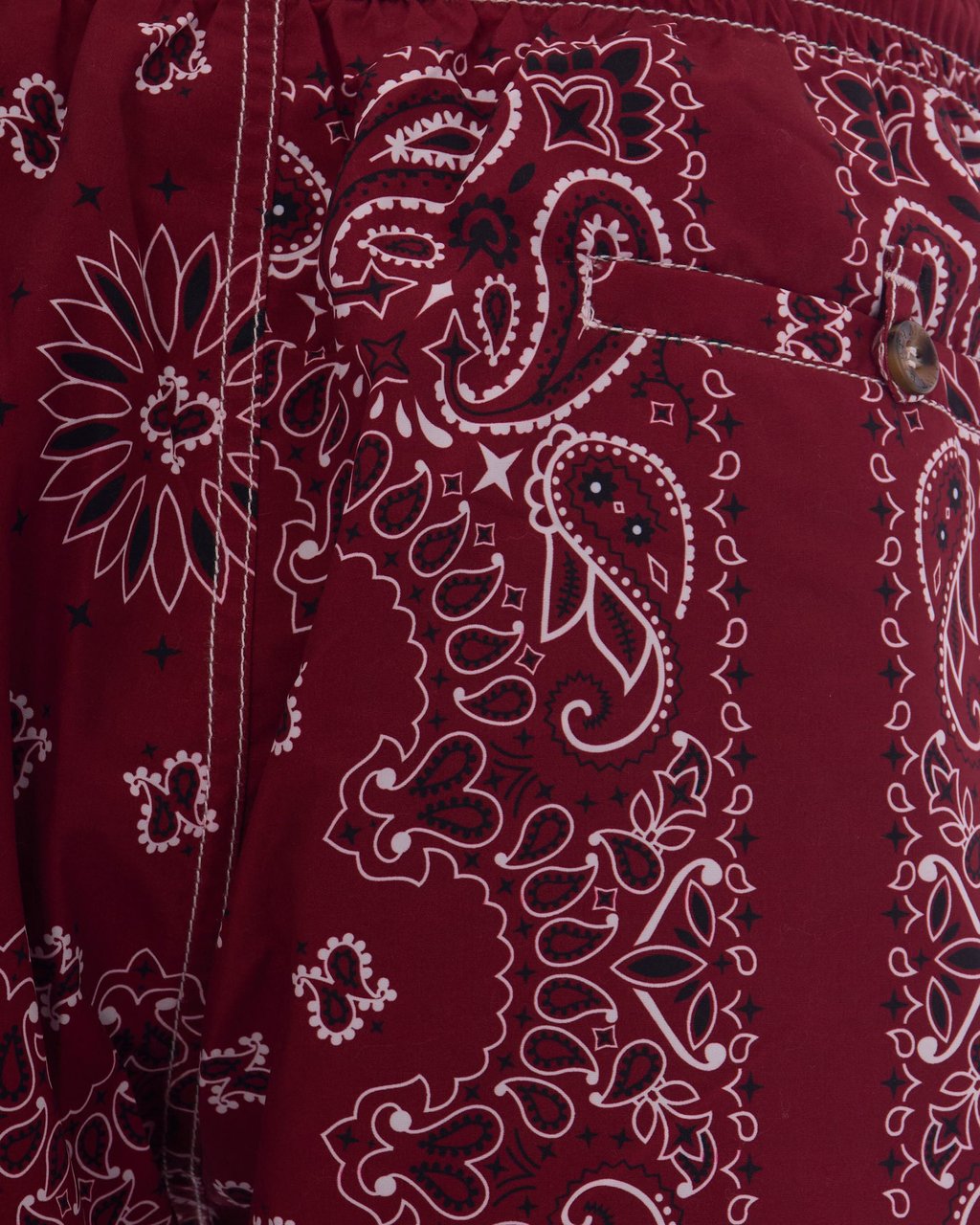 MC2 Saint Barth Sea Clothing Bandanna Round 4501 Maroon