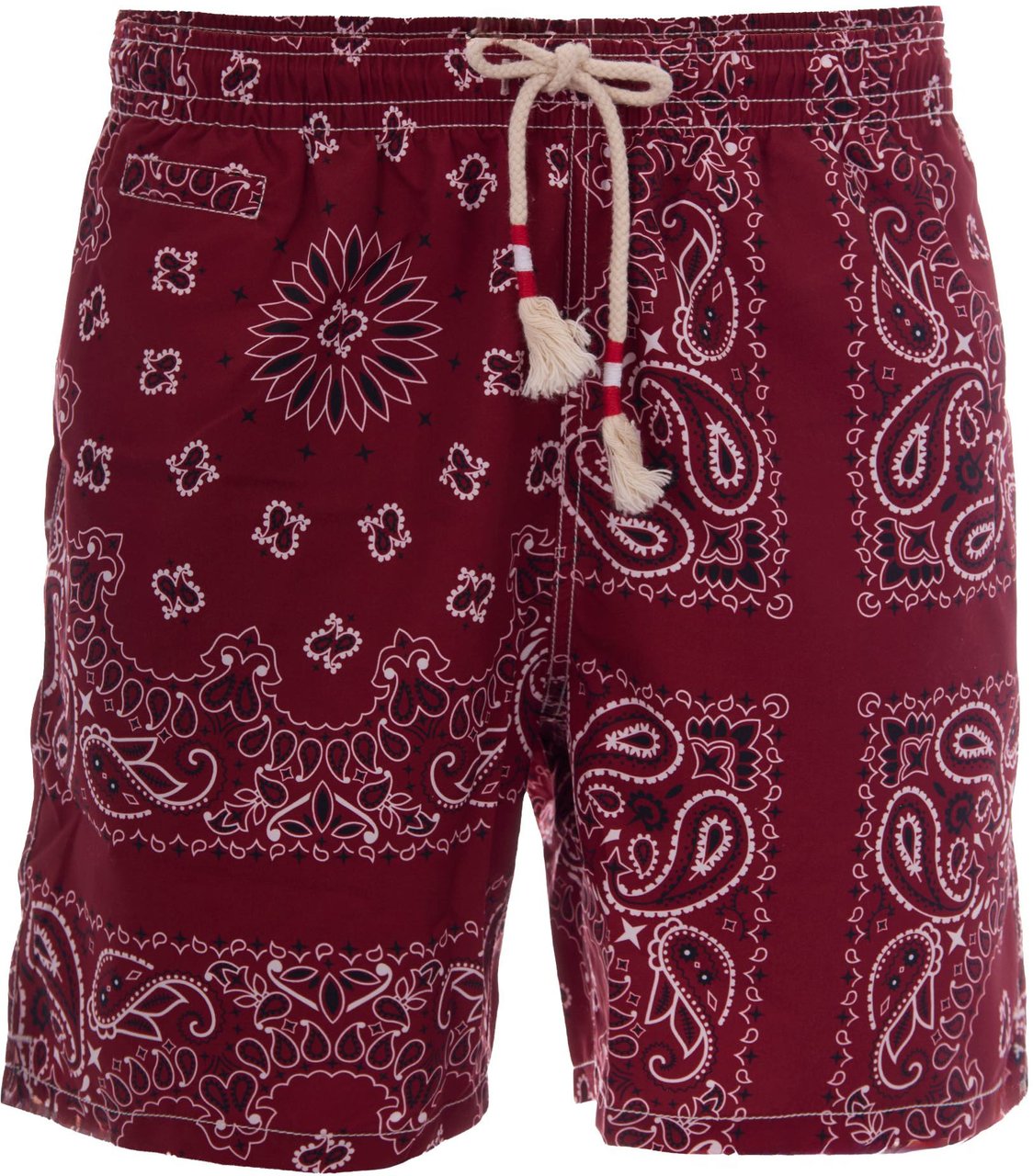 MC2 Saint Barth Sea Clothing Bandanna Round 4501 Maroon