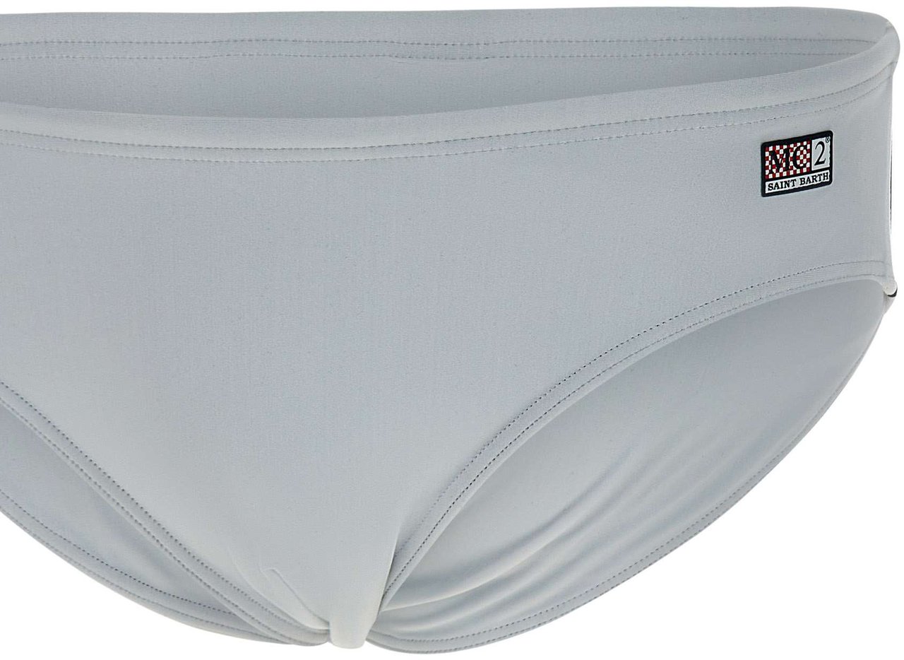 MC2 Saint Barth Sea Clothing White Lichtgrijs