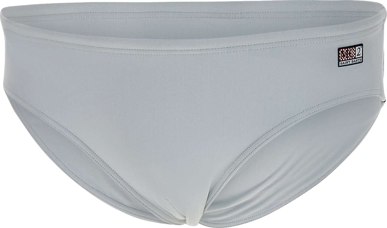 MC2 Saint Barth Sea Clothing White Lichtgrijs