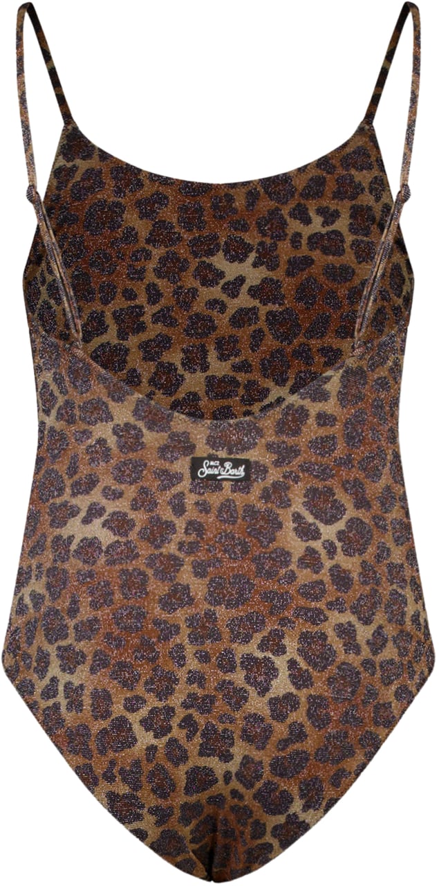 MC2 Saint Barth MC2 Saint Barth Kinder Meisjes Zwemkleding In Panter Dierenprint