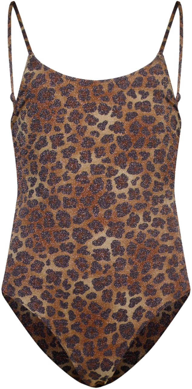 MC2 Saint Barth MC2 Saint Barth Kinder Meisjes Zwemkleding In Panter Dierenprint