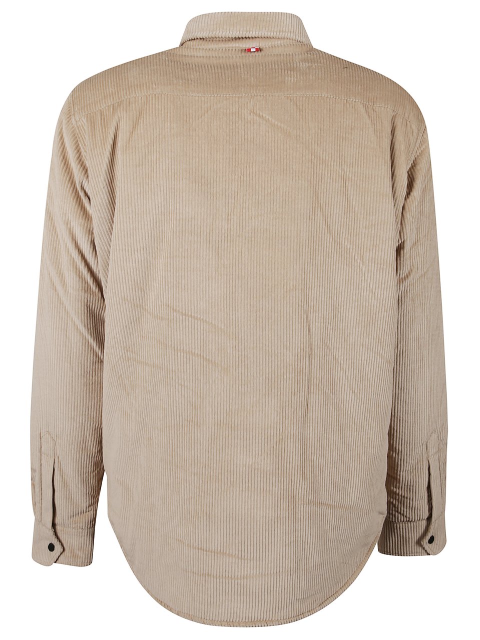 MC2 Saint Barth Beige Corduroy Shirt Neutraal