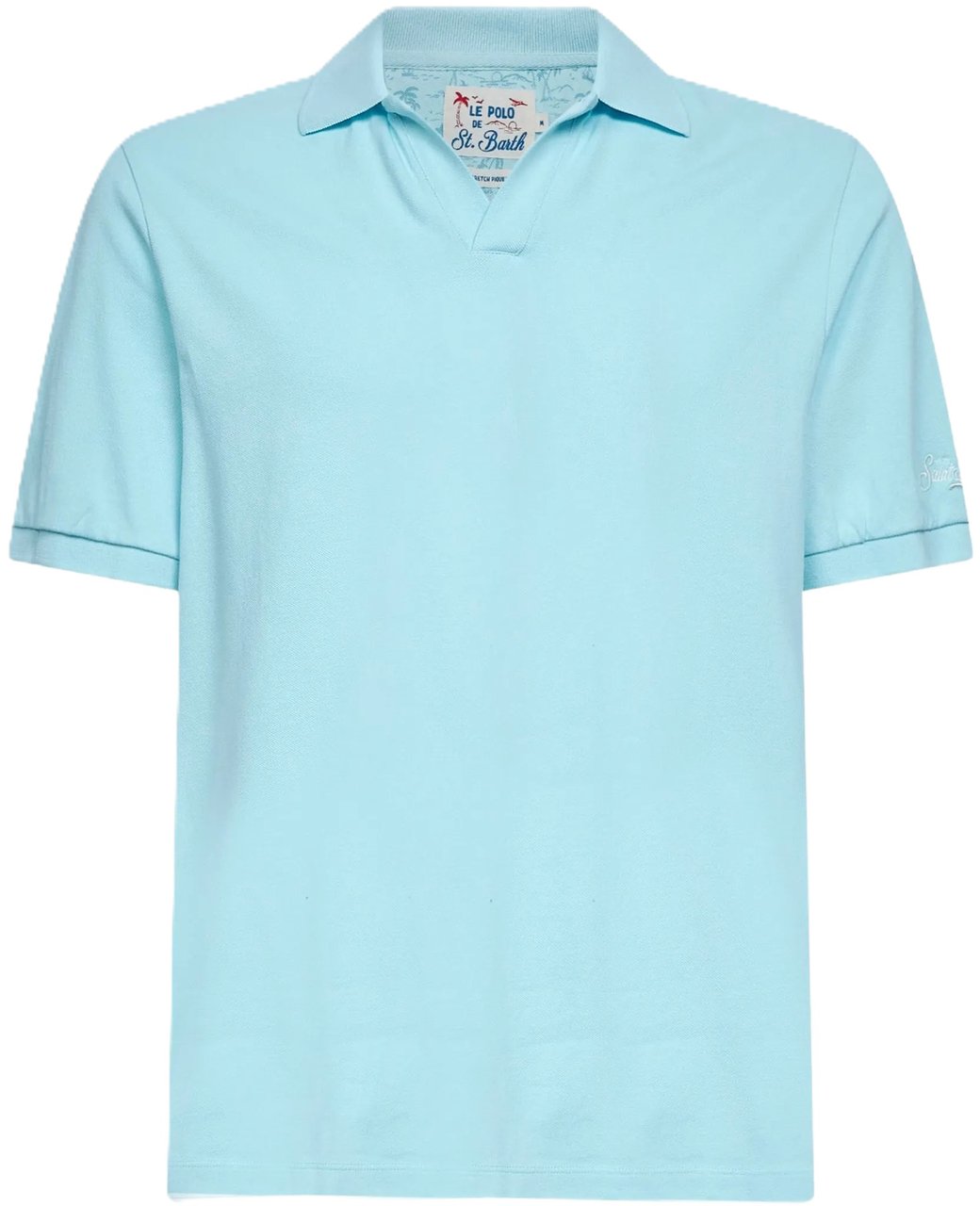 MC2 Saint Barth T-Shirts And Polos Azzurro Lichtblauw