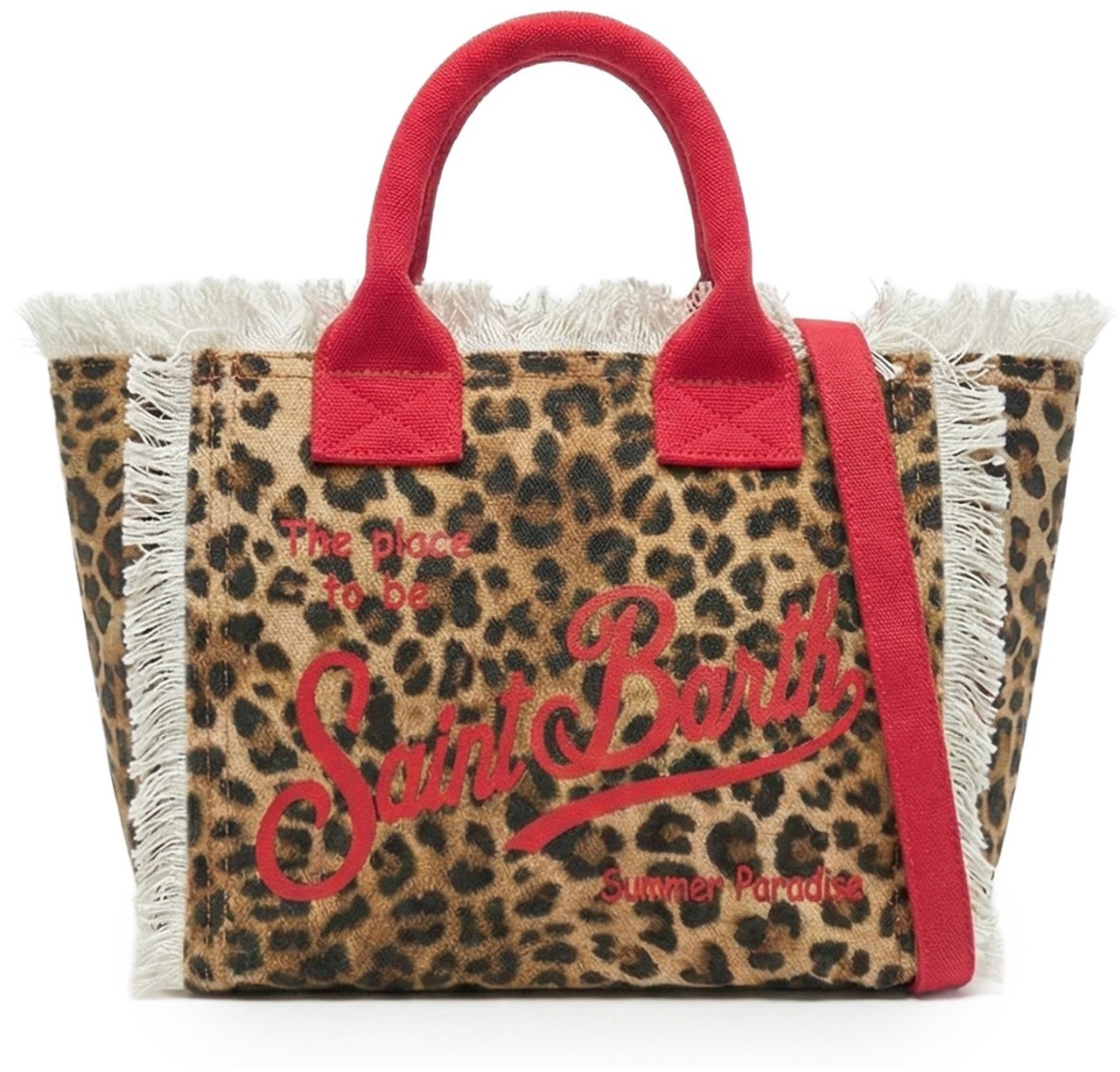 MC2 Saint Barth Bags Leopard/Rosso Beige