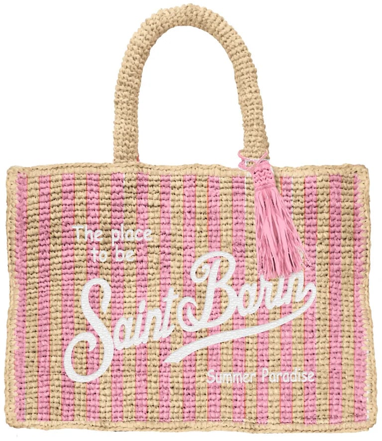 MC2 Saint Barth Bags Paglia/Rosa Divers