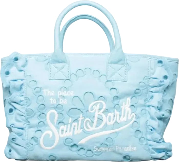 MC2 Saint Barth Bags Sangallo 31 Emb Lichtblauw